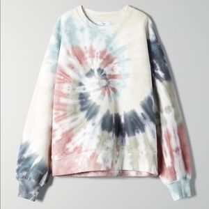 TNA Cozy Fleece Boyfriend Crew Neck